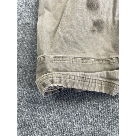 Mountain Khakis Classic Fit Pants Men's 38 x 30 Green/Beige Canvas Work Stretch - Picture 9 of 11